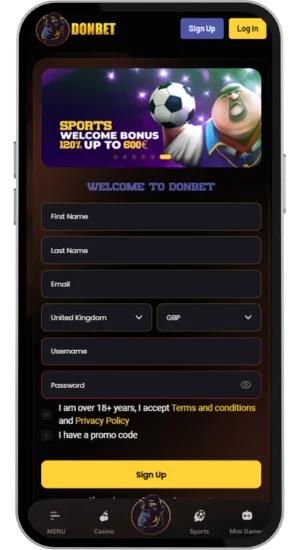 Register in casino